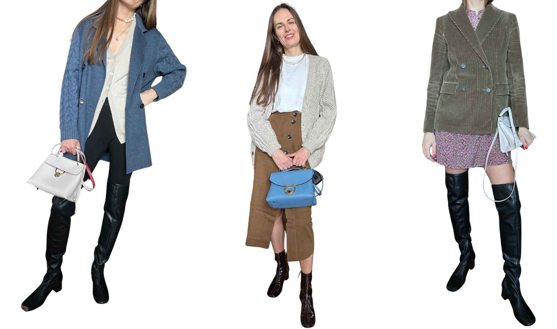 Anastasia — three looks from her new wardrobe